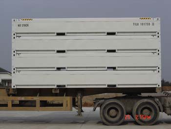 Site Works Accommodation - Open Top Containers 2